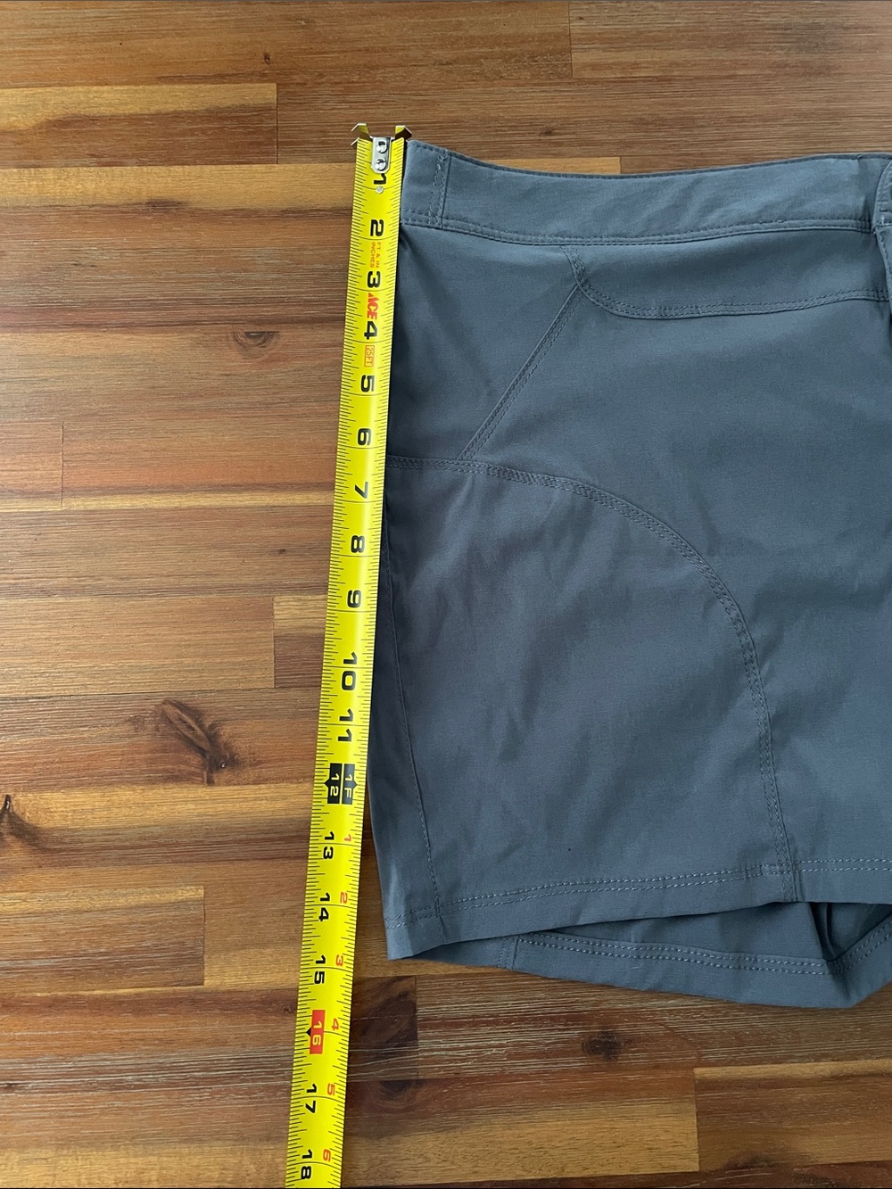 Toad&Co Women's Athletic Shorts in Slate Gray - Picture 3 of 5